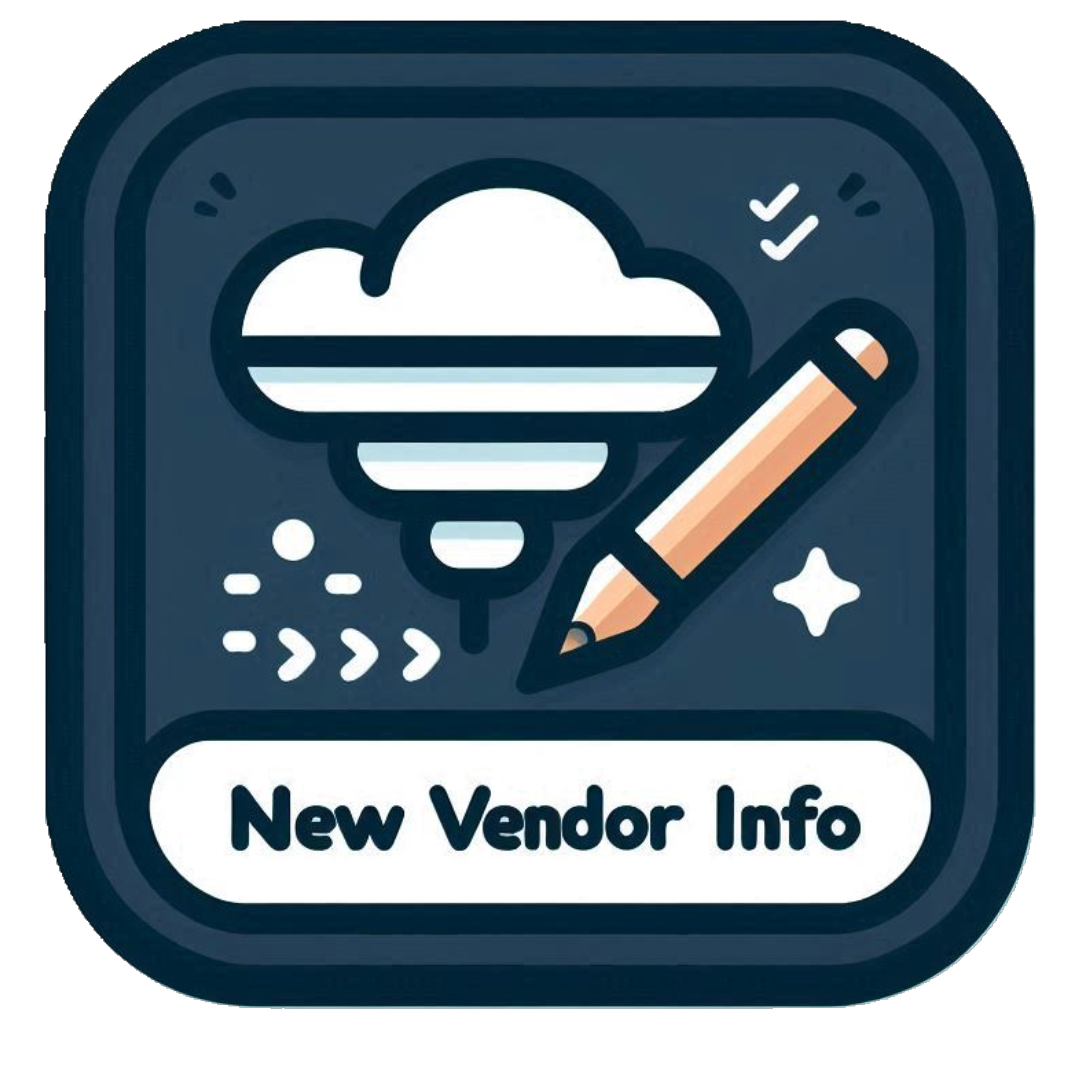 New Vendor Info