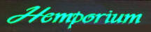 Hemporium logo neon